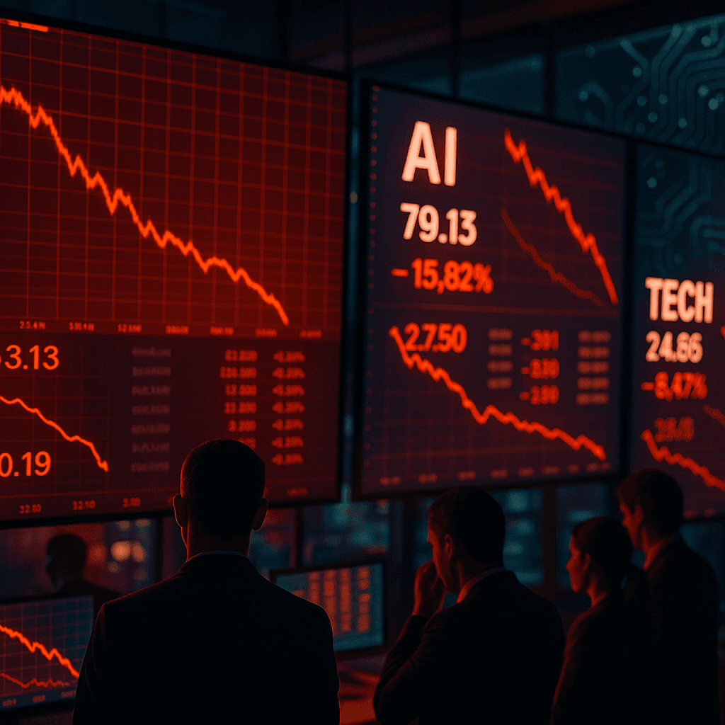 Global Markets Tank as AI Bubble Fears Mount Before Nvidia Earnings