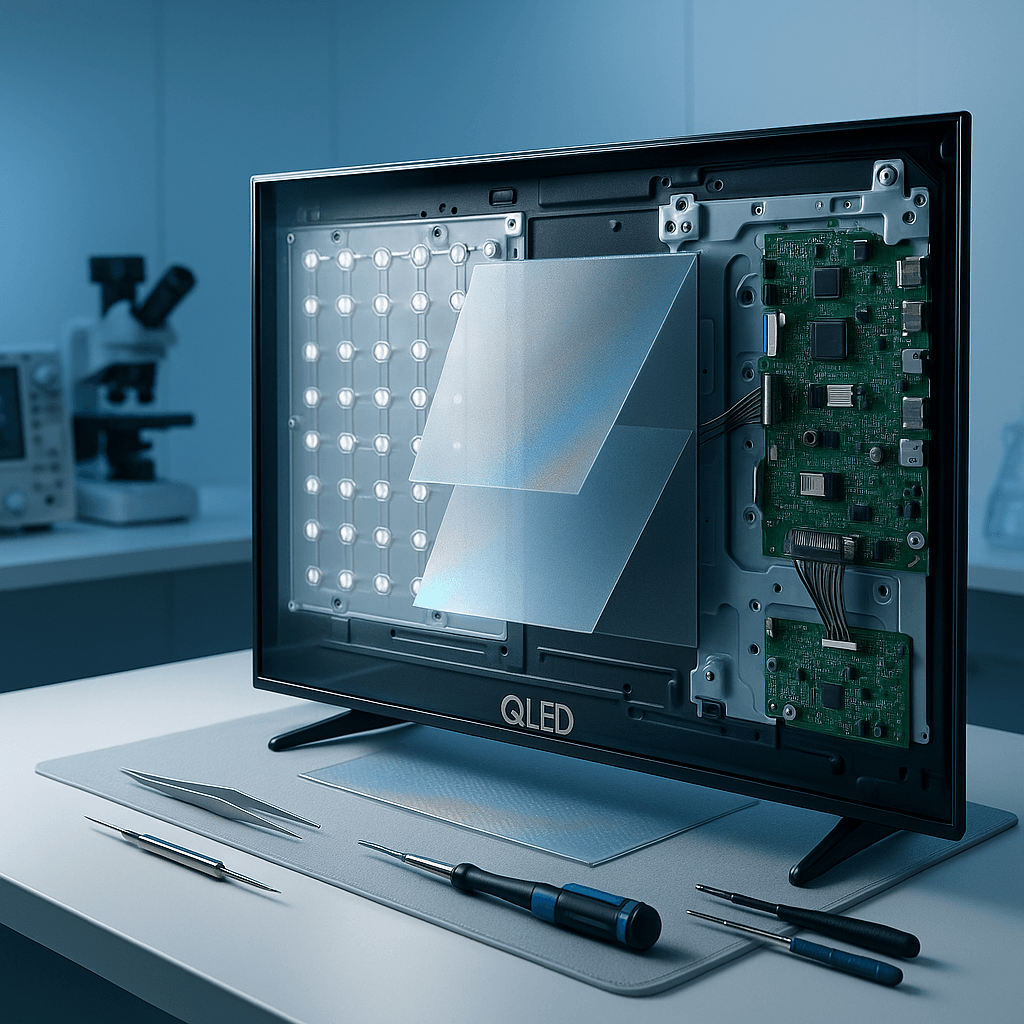 Samsung QLED Teardown Exposes Quantum Dot Tech Secrets