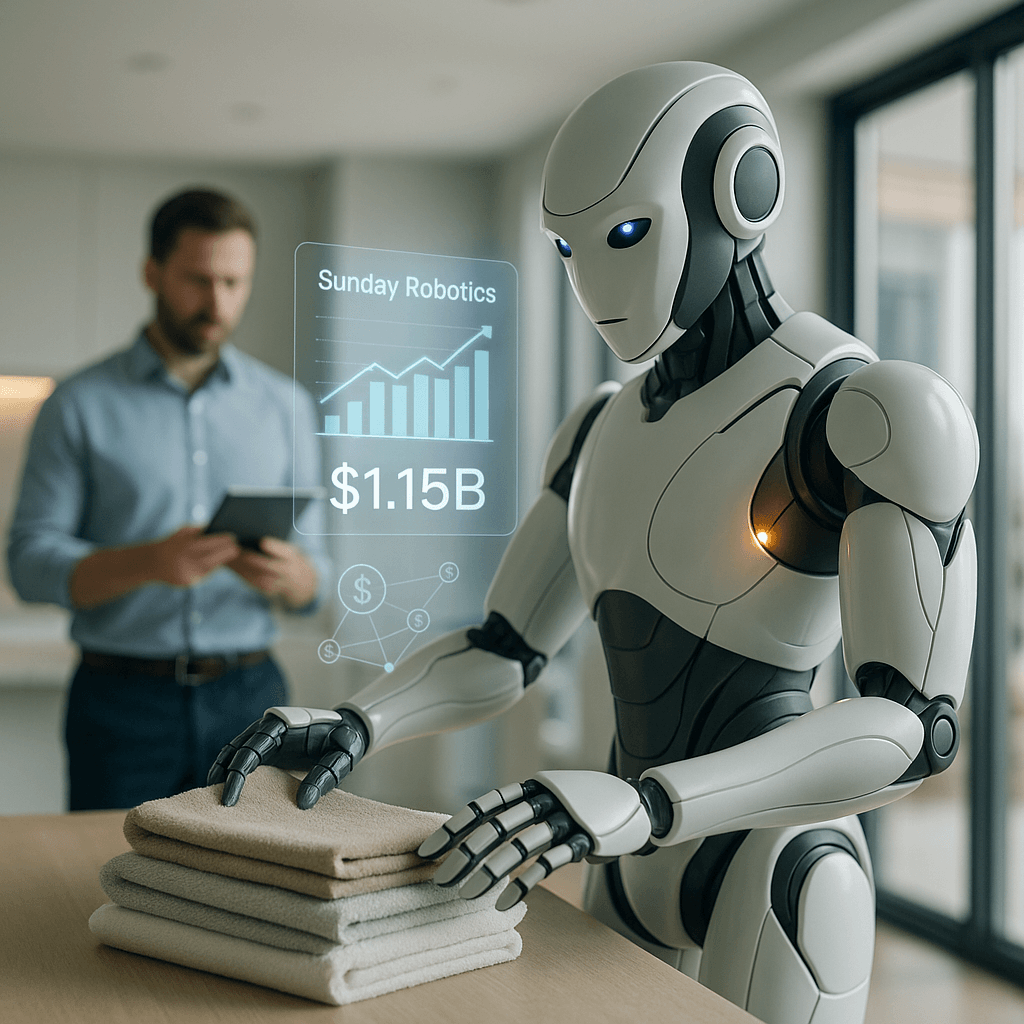 Sunday Robotics Hits $1.15B Valuation on Household Bot Push