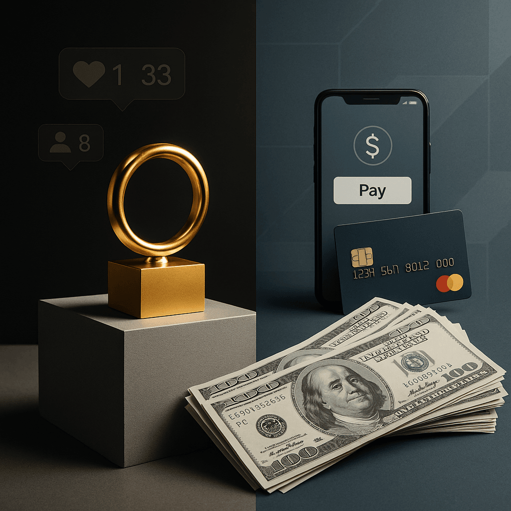 Instagram's Gold Rings Replace Creator Cash in Symbolic Shift