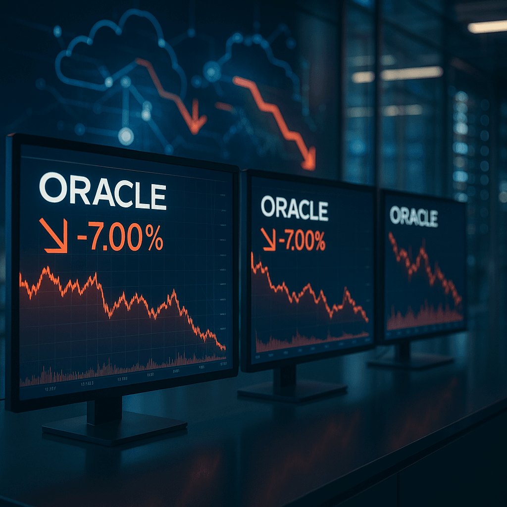 Oracle Stock Tumbles 7% as Analysts Flag OpenAI Risk