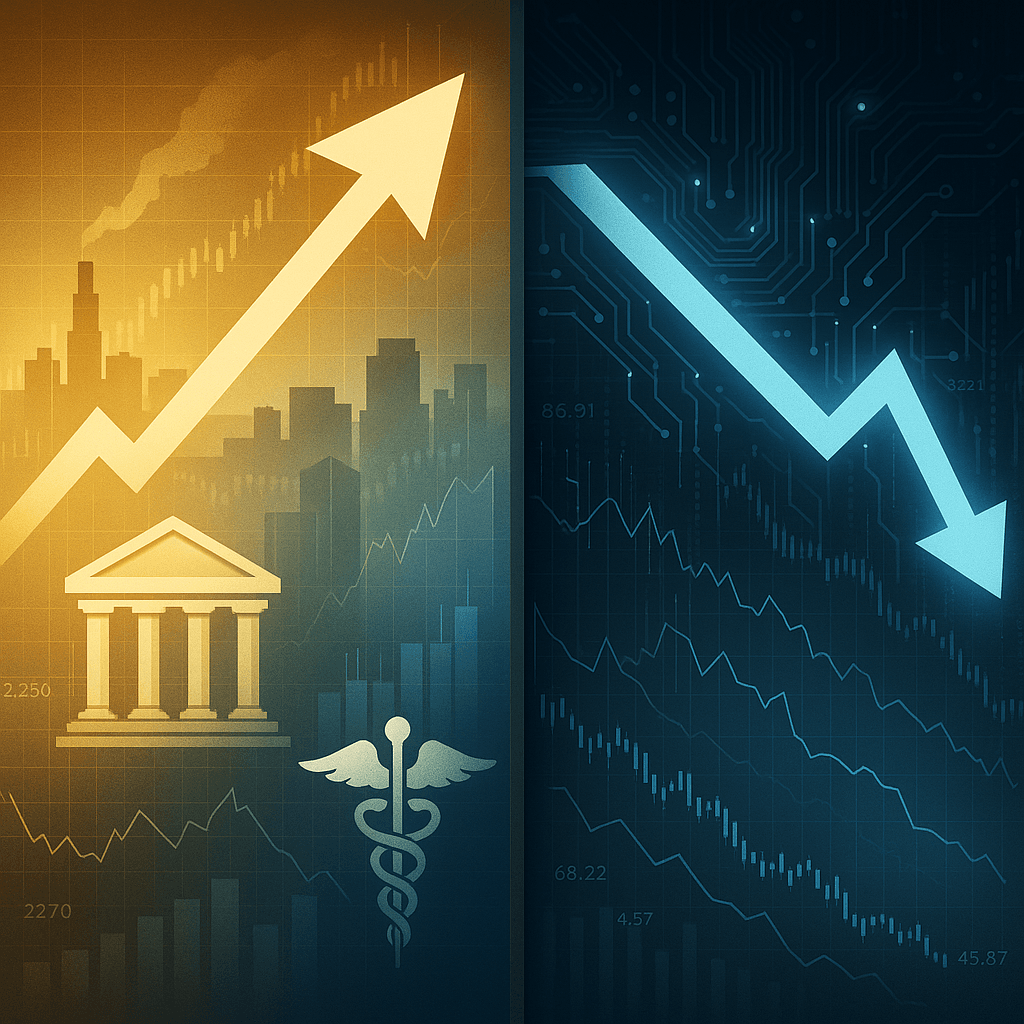 AI Stock Split Creates Two-Market System as Dow Hits Records