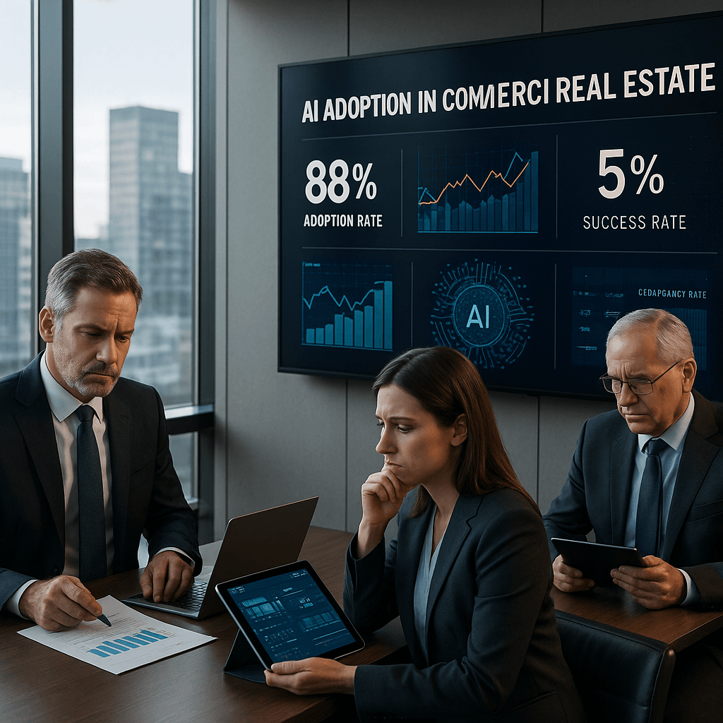 95% of CRE companies fail to hit AI goals despite massive adoption