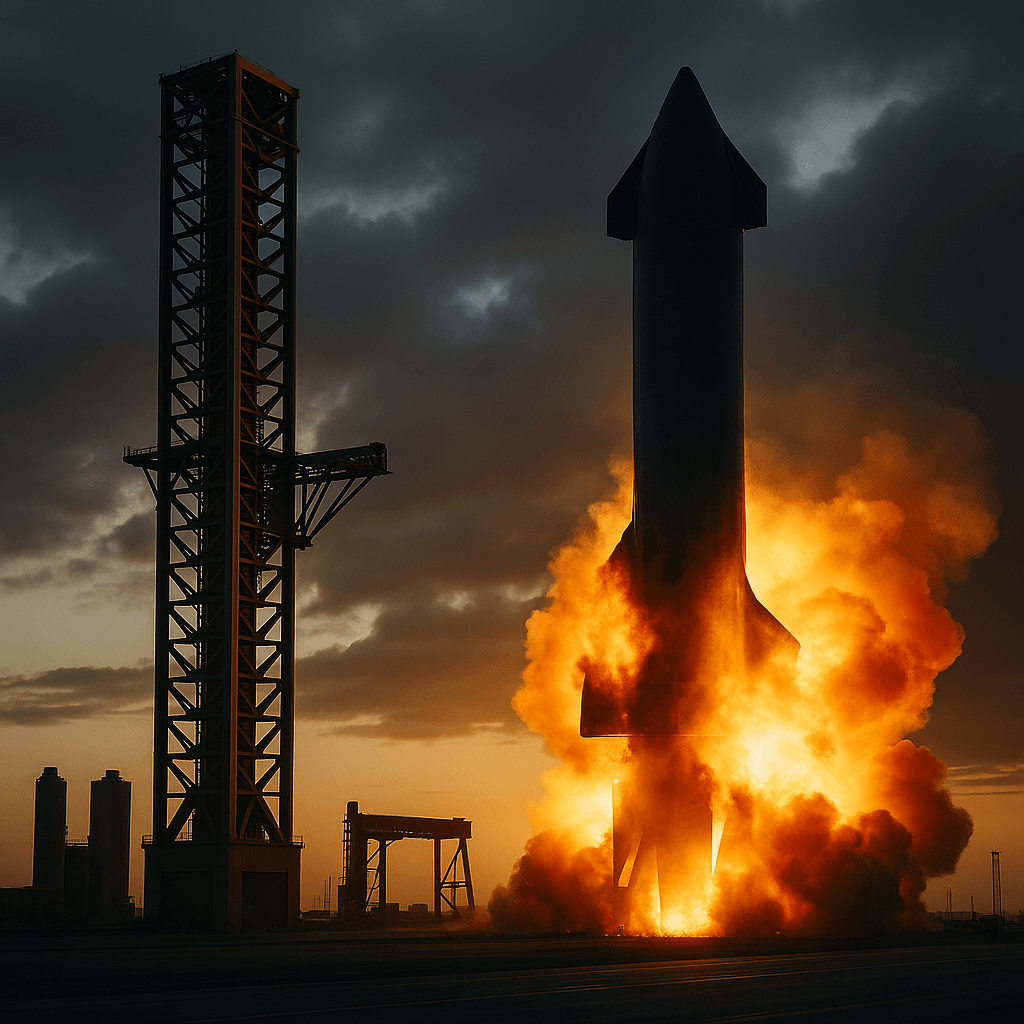 SpaceX's New Starship V3 Booster Explodes During First Test