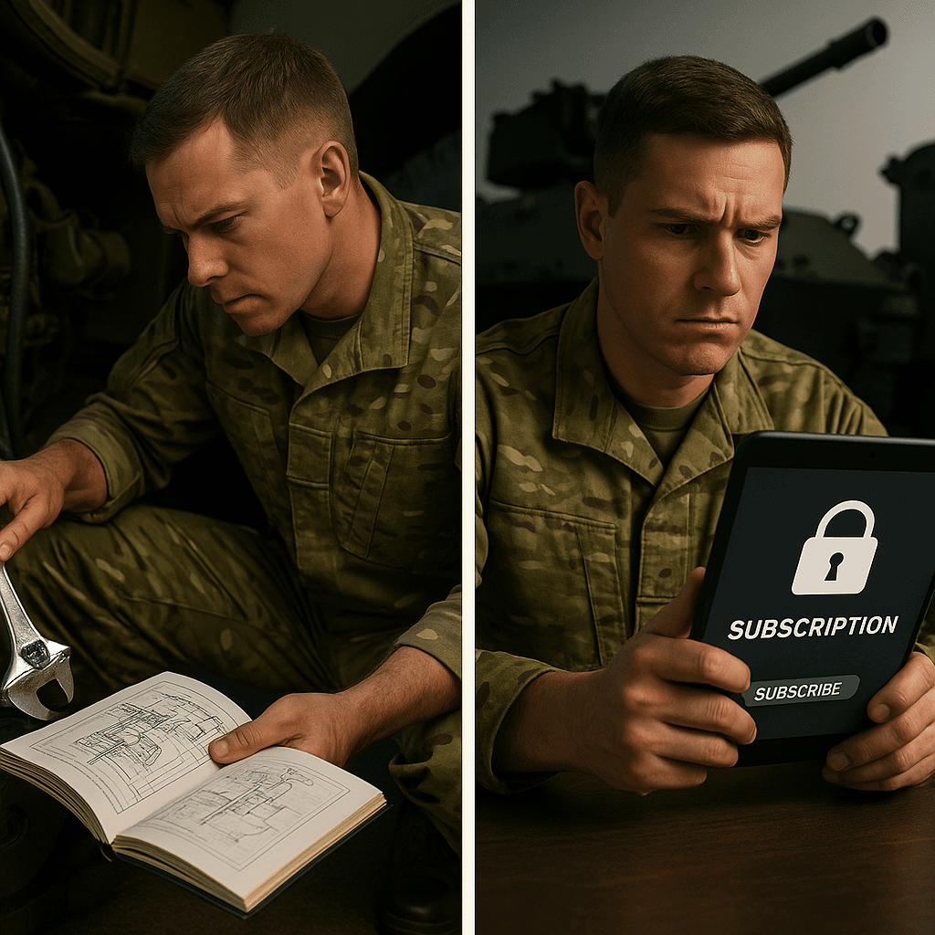 Defense Contractors Block Military Right-to-Repair, Push Subscriptions