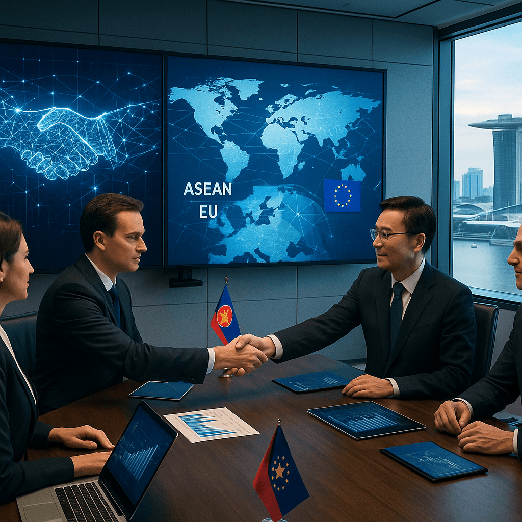 Singapore Pushes Historic ASEAN-EU Digital Trade Pact Worth $300B