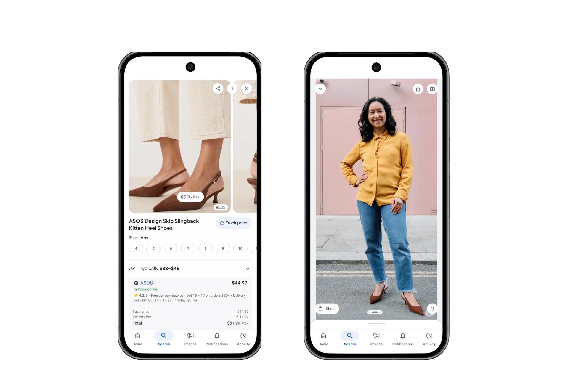 Google's AI shoe try-on goes live, no foot pics required
