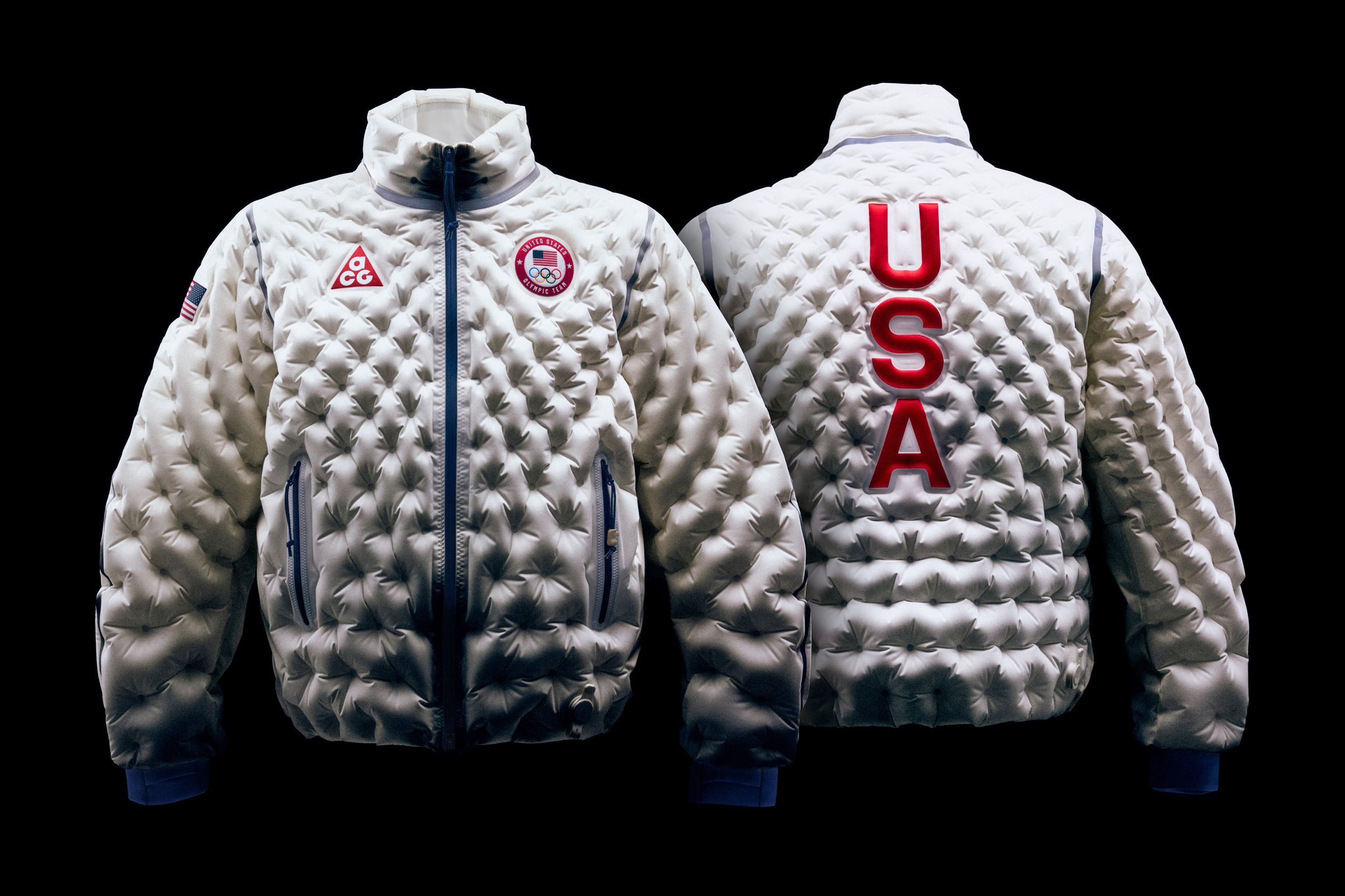 Nike's inflatable jacket adjusts warmth on demand for Olympics
